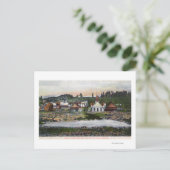 Uitzicht van de Springs en de stad Briefkaart (Staand voorkant)