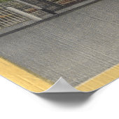 Uitzicht van de St. James Episcopale Kerk Poster (Hoek)