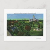 Uitzicht van de staatskapitolgronden, Memorial Arc Briefkaart (Voorkant)