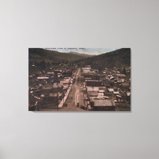 Uitzicht van de stad 16 canvas afdruk (Voorkant)