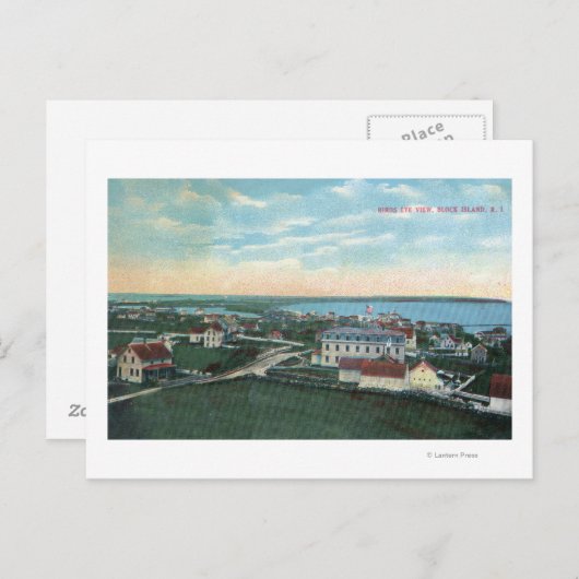 Uitzicht van de stad 2 briefkaart (Voorkant / Achterkant)