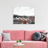 Uitzicht van de stad 2 canvas afdruk (Insitu (Woonkamer))