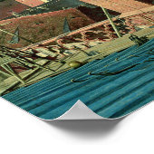 Uitzicht van de stad Berlijn met het Museum van Al Poster (Hoek)