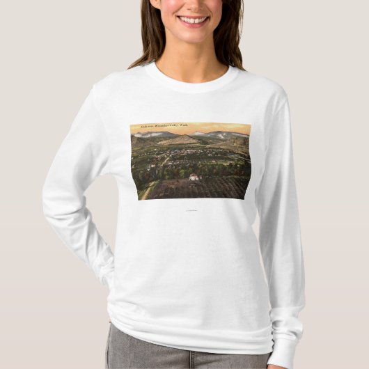 Uitzicht van de stad en de vallei t-shirt (Voorkant)