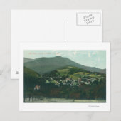 Uitzicht van de stad en Mt. Tamalpais Briefkaart (Voorkant / Achterkant)