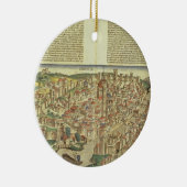 Uitzicht van de stad Florence, Nure Keramisch Ornament (Rechts)