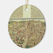 Uitzicht van de stad Florence, Nure Keramisch Ornament (Links)