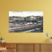 Uitzicht van de stad Freestone, CA Canvas Afdruk (Insitu (Woonkamer))