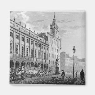 Uitzicht van de stad Hall, Exchange, Glasgow Magneet
