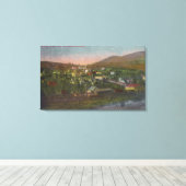 Uitzicht van de stad Juliaetta, ID Canvas Afdruk (Insitu (Houten vloer))