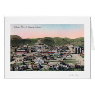 Uitzicht van de stad Kingman, AZ