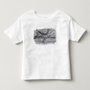 Uitzicht van de stad Madrid Kinder Shirts