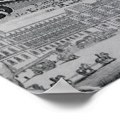 Uitzicht van de stad Madrid Poster (Hoek)