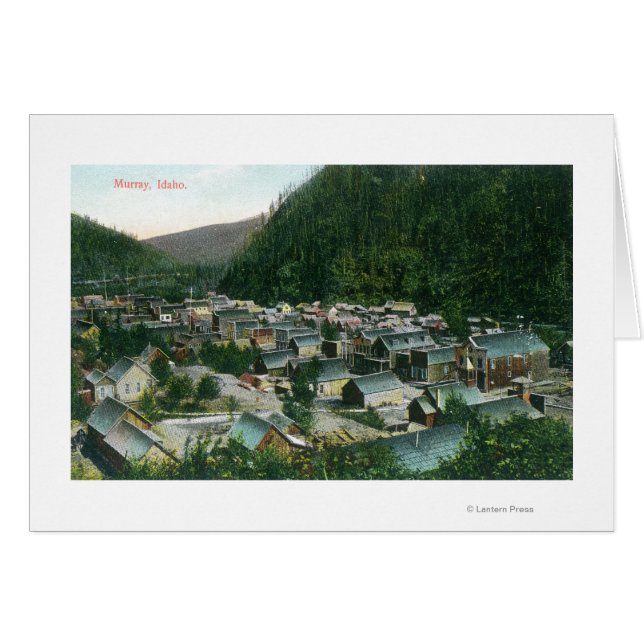 Uitzicht van de stad Murray, ID (Voorkant Horizontaal)