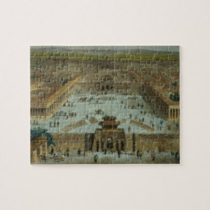 Uitzicht van de stad Peking uit het zuiden (e Legpuzzel