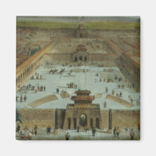 Uitzicht van de stad Peking uit het zuiden (e Magneet