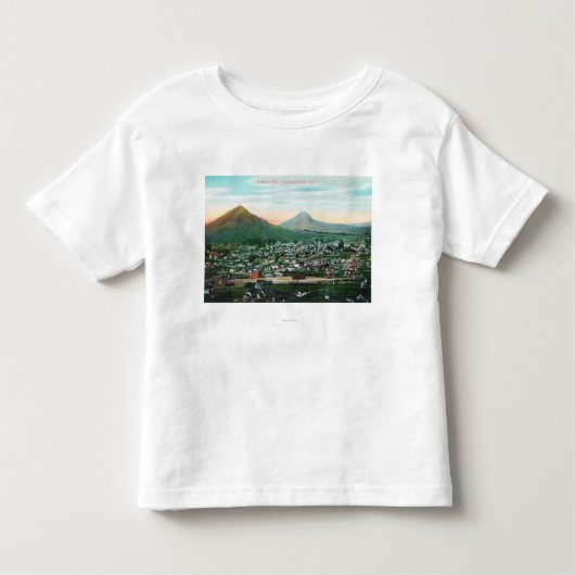 Uitzicht van de stad San Luis Obispo, CA Kinder Shirts (Voorkant)
