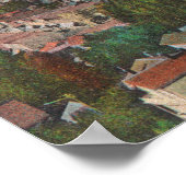 Uitzicht van de stad San Rafael, CA Poster (Hoek)