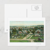 Uitzicht van de stad Santa Cruz, CA Briefkaart (Voorkant / Achterkant)