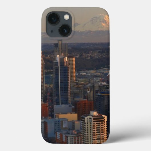 Uitzicht van de stad Seattle skyline 2 Case-Mate iPhone Case (Achterkant)