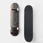 Uitzicht van de stad Seattle skyline 2 Skateboard (Voorkant)