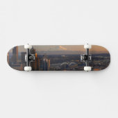 Uitzicht van de stad Seattle skyline 2 Skateboard (Horizontaal)