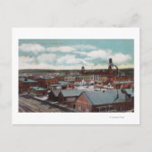 Uitzicht van de stad, trein TracksNampa, ID Briefkaart (Voorkant)