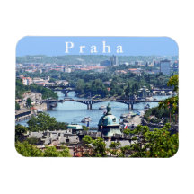 Uitzicht van de stad vanaf de Praagse Burcht.