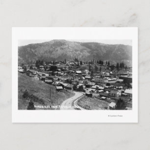 Uitzicht van de stad vanuit de lucht 14 briefkaart