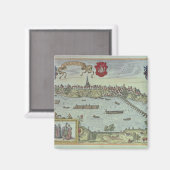 Uitzicht van de stad Warschau naast de Vistul Magneet (Voorkant / Achterkant)