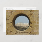 Uitzicht van de stadsmuur van Essaouira Briefkaart (Voorkant / Achterkant)