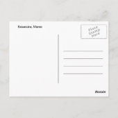 Uitzicht van de stadsmuur van Essaouira Briefkaart (Achterkant)