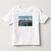 Uitzicht van de Steamer Hendrick Hudson Kinder Shirts (Voorkant)