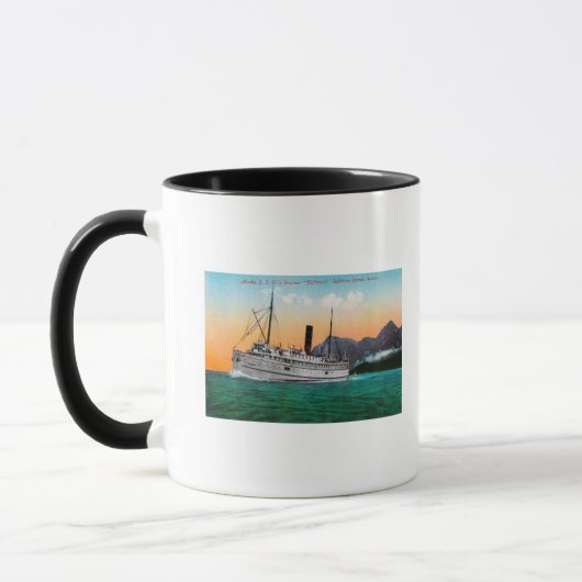 Uitzicht van de Steamer Jefferson Mok (Links)