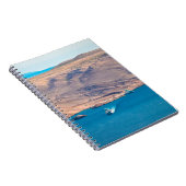 Uitzicht van de steenwoestijn van Pag en de veerha Notitieboek (Rechterzijde)