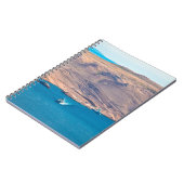 Uitzicht van de steenwoestijn van Pag en de veerha Notitieboek (Linkerzijde)