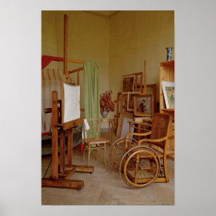 Uitzicht van de studio van Renoir, gebruikt vanaf Poster