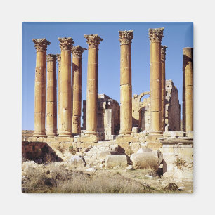 Uitzicht van de tempel van Artemis, gebouwd c.386 Magneet