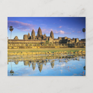 Uitzicht van de tempel van voor briefkaart