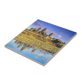 Uitzicht van de tempel van voor tegeltje (Zijkant)