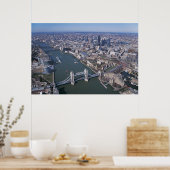 Uitzicht van de Theems Poster (Keuken)