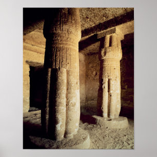 Uitzicht van de Tomb Chapel of Meryre, Nieuw Konin Poster