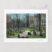 Uitzicht van de Tombstone van Ben Franklin Briefkaart (Voorkant)