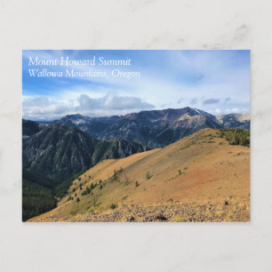 Uitzicht van de Topconferentie van Mount Howard, O Briefkaart