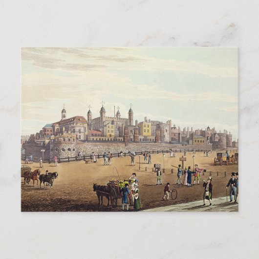 Uitzicht van de Tower of London Briefkaart (Voorkant)