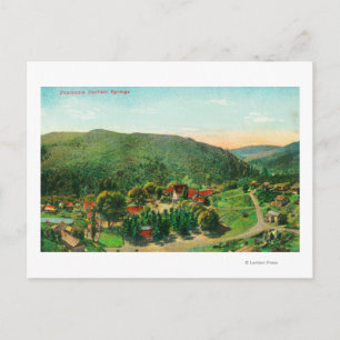 Uitzicht van de TownBartlett Springs, CA Briefkaart