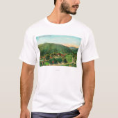 Uitzicht van de TownBartlett Springs, CA T-shirt (Voorkant)