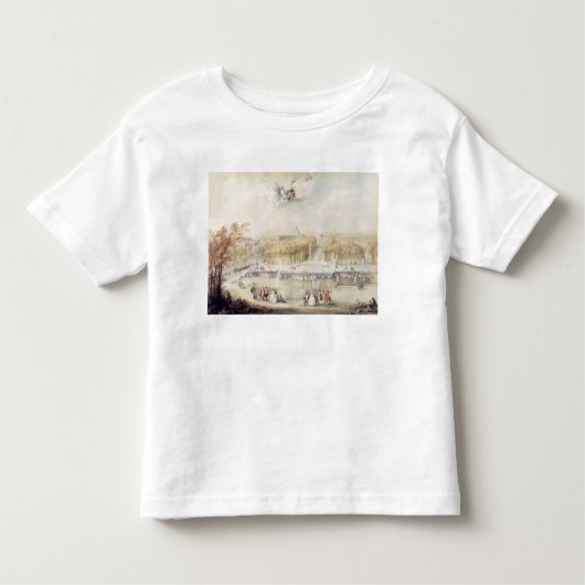 Uitzicht van de tuinen en het Chateau van Versaill Kinder Shirts (Voorkant)