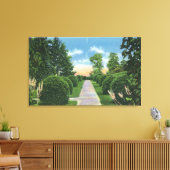 Uitzicht van de tuinen Tanglewood # 2 Canvas Afdruk (Insitu (Woonkamer))