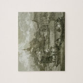 Uitzicht van de tuinen van het keizerpaleis, Peki Legpuzzel (Verticaal)